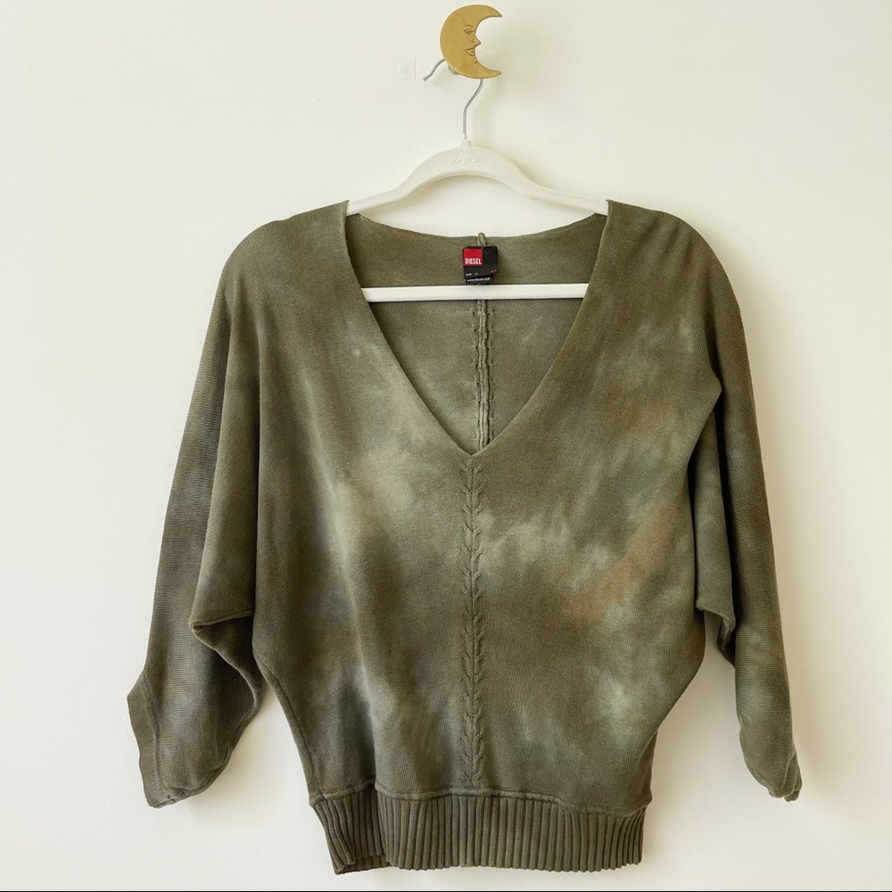 DIESEL Tie Dye Knitted Top